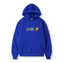 Unisex Tyler the Creator GOLF Wang Spausdintas džemperis su gobtuvu XXXL mėlyna