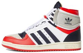 Adidas Top Ten DE 'White Legend Ink Red' 40.5 gray