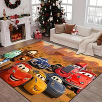 1PC Lightning McQueen Rug - home decoration Carpet For Living Room Bedroom Flooring Computer Chair Area Rug 60x90cm( 23x35in )