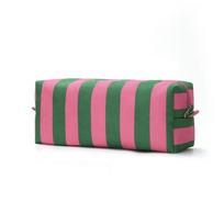 Stripe Hair Dryer Storage Bag Dustproof With Handle Curler Storage Bag with Zipper Large Capacity Cosmetic Bag pink