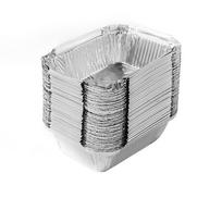 50 vnt. 230-700 ml aliuminio folijos popieriniai įdėklai, atsparūs aukštai temperatūrai, grotelių surinkimo padėklas, stovyklavimui 410ml