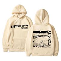 System of A Down Toxicity Albumo Grafinis Džemperis Vyrams Moterims Gotikinis Roko Per dydį Megztinis Vyriškas 90-ųjų Alternatyvus Metalinis Gatvės Stilius 2XL beige