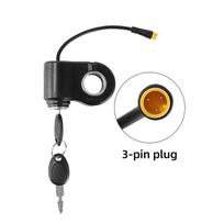 12V-72V Elektrinio dviračio raktinė uždegimo spyna 2 laidų Uždegimo jungiklis su 2 raktais Super 73 Ridstar Q20 Elektriniam paspirtukui Universalus