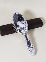 cute cartoon comb scalp massage air cushion hair brush women's hair comb portable tool Special for real hair wigs gray