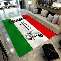 V-Vespa Moto Modernus Madingas Kilimas Svetainei Miegamajam Sofos Plotui Kilimai Virtuvės Durims Neslystantys Grindų Kilimėliai Alfombra Gimtadienio Dovana 50x80cm (20x31in)