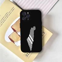 P-Palestina-es-F-Vėliava ŽEMĖLAPIS Telefono dėklas Skirtas iPhone 16,15,14,13,12,11,Pro,X,XS,Max,XR,Plus,Mini Minkštas Juodas Dangtelis iPhone15