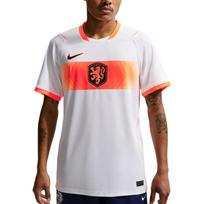 Nike Nyderlandai 2026 Stadium išvykos marškinėliai Balti/Hyper Crimson/Juodi Vyriški Viršutiniai drabužiai IB5391-100 L gray
