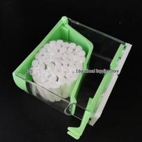 Push-Type Dental Cotton Roll Dispenser - Oral Care Tool Ten Pieces white