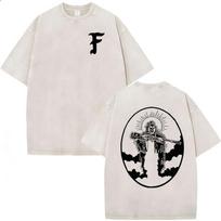 Forward Observations Group Skeleton Vintage Washed T Shirts Men's Gothic Oversized Crewneck Short Sleeve T-shirt Y2k Streetwear S įvairiaspalvis