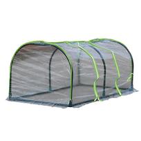 Plant Greenhouse PVC Metal Frame 1.2x0.6x0.5m Mini Plant House for Garden Potted Plant gray