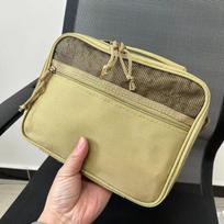 Men's Portable and Durable Tactical Outdoor Bag Multi-purpose Tactical Storage Bag Fishing Bag and Toiletry Bag,Toiletries Travel Bag for Short Trips 1PC chaki