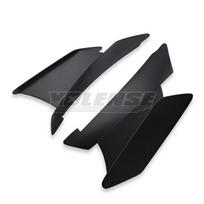 Fit For CFMOTO 675SR 675SR-R 675 SR SRR SR-R 675SRR Motorcycle Fixed Wind Wing Front Aerodynamic Winglet Carbon Fiber Fairing matinė juoda spalva