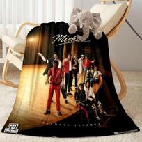 Michael Jackson 189 Blanket Warmthful Decor Great for Picnics Chair Livingroom Four Seasons Multipurpose Digital Print 80cmx120cm
