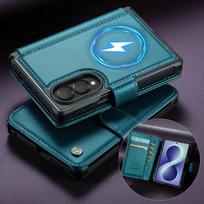 For Z Fold8 Ultra 5G Cover Leather Wallet Magnetic Flip Case For Samsung Galaxy Z Fold 8 Ultra Cards Solt Wallet Funda Coque Galaxy Z Fold 8 Ultra blue