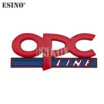 Automobilio stilius OPC Line 3D Metalinis Cinko Lydinio Automobilio Ženklelis Kėbulo Sparno Lipnus Emblema Opel Antara Astra Insignia Corsa Mokka Vectra red