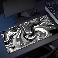 Computer Mouse Pad Strata Liquid Gaming Accessory Mousepad Black White Large Desk Mat Gamer Rubber XXL 50x100cm Mause Carpet Run 30cmx60cm