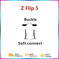 Kraštinės juostelės, skirtos Samsung Galaxy Z Flip 6 5 4 3 F741 F731 F721 F711, vidinio rėmo laikiklio korpuso rėmelio remonto dalis + jungties sagtis only Buckle Flip5 black