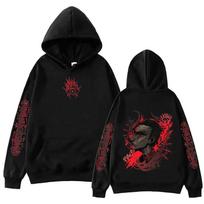 Arcane Caitlyn Anime Hoodie Harajuku Hip XS black