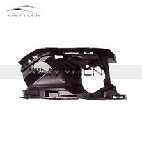 For Volvo XC40  21 22 Front Bumper Fog Light Cover Foglight Fog Lamp Foglamp Frame Lid Bracket Left black