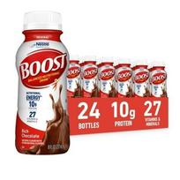 Nestle Boost sodraus šokolado maisto pakaitalo kokteilis 237ml 24 vnt