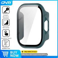 Case for Xiaomi Redmi Watch 6 Lite Tempered Glass Screen Protector Hard PC Protective Bumper for Watch 6 Lite Cover Accessories 7 Green Redmi Watch 6 Lite