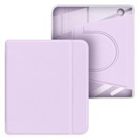 Magnetic Design 7 inch e-Reader Case Detachable Adjustable Protective Shell Clear Back Acrylic for KOBO Libra Color/2 violetinė