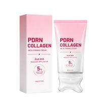 PDRN Collagen Gua Sha Neck Firming Cream Anti-Wrinkle Tightening Contour Moisturizer for Neck Jawline and Décolleté Smoothing 1PC white