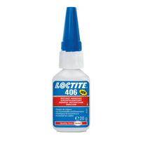 Loctite 406 Universal Instant Adhesive, Very Low Viscosity, For Very Fast Bonding Of Plastics, Rubber And Other Elastomers 20 ml