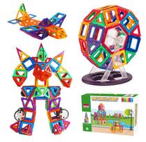 Magnetinių konstruktoriaus detalių rinkinys click4TOYS, 76 vnt., vaikams nuo 3 metų