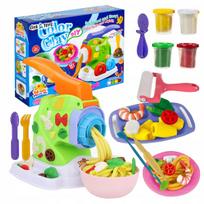 Kūrybinis plastilino makaronų ir pyragaičių gaminimo rinkinys click4TOYS vaikams nuo 3 metų
