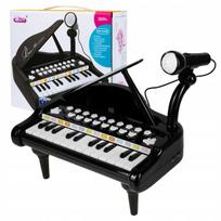 Vaikiškas muzikinis pianinas click4TOYS su mikrofonu, MP3 ir šviesos efektais