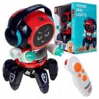 Interaktyvus šokantis robotas click4TOYS su šviesos ir garso efektais, 19 × 13 × 10 cm