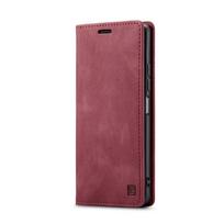 Skirta Samsung Galaxy S21 5G dėklas Piniginė Magnetinė Kortelės Atverčiamas Dangtelis Skirta Galaxy S21 FE Dėklas Prabangus Odinis Telefono Dėklas Dangtelis Stovas Galaxy S21 FE 5G raudona