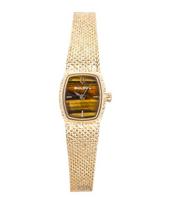 BULOVA Laiko Deivė Rožinio Aukso Atspalvio Nerūdijančio Plieno Ruda Ciferblato Kvarcinis 97L185 Moteriškas Laikrodis ruda