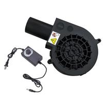 BBQ Air Blower Fan with Variable Speed Controlling Centrifugal Fan for Camping Outdoor Quick Charcoal Starter Cooking 1 black