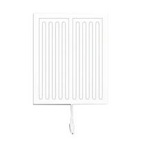 Defoggers Pad Heaters Steam Resistant Film Glasses Pad Heaters Mists Remove Anti Fog Film Defogging Film 220V for Glass 300x400mm white