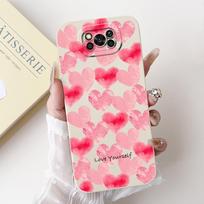 For Xiaomi Poco X3 NFC Case Poco X3 Pro Cover Luxury Space Painted Soft Silicone Matte Bumper For Xiaomi Poco X3 X 3 PocoX3 Capa Poco X3 NFC pink