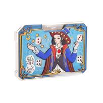 Metal Dice Theme Press Rotating Fidget Roller Spinner EDC Office Desk Stress Relief Toy Party Game Portable Relieve Tool blue