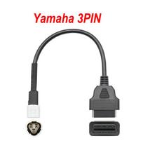 Yamaha 4 kontaktų 3 kontaktų į OBD2 gedimų kodų skaitytuvą Motociklo diagnostikos laidas Palaiko Yamaha X-MAX N MT-125 Lokomotyvo jungties adapteris Yamaha gray