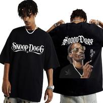 Hot Sale Rapper Snoop Dogg Graphic T Shirt Unisexs Hip Hop Fashion Style Funny T Shirts Summer Unisex Oversized Tshirt Streetwear 4XL black