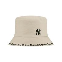MLB Basic regular logo embroidery sports cotton fisherman hat CPHG men and women same style couple style New York Yankees/Beige M Unpackaged smėlis