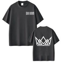 Rapper Don Omar The Last King Tour 2026 Print Shirt Unisex Unisex Fashion Tshirt Summer Shortsleeved Casual Oversized Tops Unisex M black