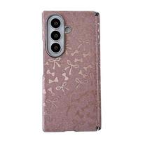 Samsung Z Fold8 Ultra Glitter Butterfly Leather Case Fold 6 gray