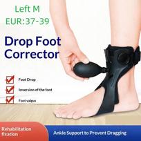 1Pcs Afo Brace Drop Foot Brace Orthosis Adjustable Ankle Foot Orthosis For Stroke Monoplegia Foot Drop And Inversion Correction beige