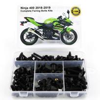 Fit For Kawasaki Ninja 400 2018 -2024 Complete Full Fairing Bolts Kit Bodywork Screws Steel Clips Speed Nuts Covering Bolts juoda