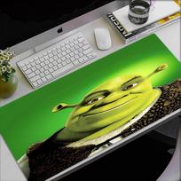 Shrek Theme Mouse Pad, Non Slip Rubber Base, Multifunctional Office & Home Decor, Perfect for Workspace Personalization. 40cmx90cm yellow