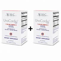 UnoCardio WHC X2 Fish Oil Omega 3 60 Capsules 2 pcs