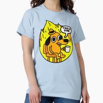This is Fine - Funny Meme Classic T-Shirt XL yellow