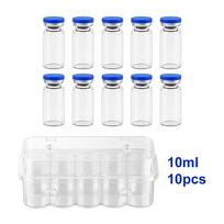 3/5/7/10 ml sterilios tuščios ampulės su savaime užsidarančiu injekcijų portu ir ampulių laikymo dėklu, mini peptidai su šaldytuvo laikymo dėklu