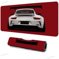 Cool Sports Car Mouse Pad Desk Mat Stitched Edge Rubber Anti-slip Gaming DeskMat XXL Gaming Office Keyboard Laptop Long Mousepad 600x300x2mm black
